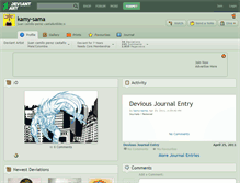 Tablet Screenshot of kamy-sama.deviantart.com