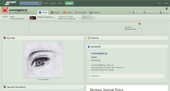 Desktop Screenshot of eveningstarzz.deviantart.com