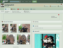 Tablet Screenshot of jackspicerevil.deviantart.com