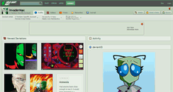 Desktop Screenshot of invadermax.deviantart.com