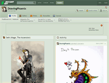 Tablet Screenshot of drawingphoenix.deviantart.com