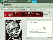 Tablet Screenshot of annakarelina.deviantart.com