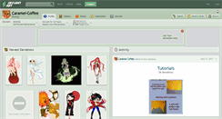 Desktop Screenshot of caramel-coffee.deviantart.com