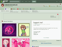 Tablet Screenshot of indesisivelovestruck.deviantart.com