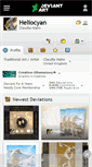 Mobile Screenshot of heliocyan.deviantart.com