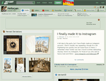 Tablet Screenshot of heliocyan.deviantart.com