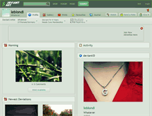 Tablet Screenshot of leblondi.deviantart.com