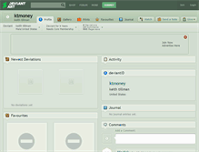Tablet Screenshot of ktmoney.deviantart.com