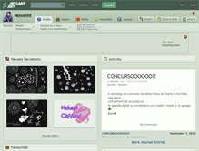 Tablet Screenshot of nowemi.deviantart.com