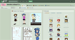Desktop Screenshot of mamotte-lollipop-fc.deviantart.com