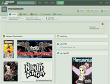Tablet Screenshot of manzukaraito.deviantart.com