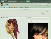 Tablet Screenshot of emothgurl.deviantart.com