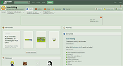 Desktop Screenshot of icon-listing.deviantart.com