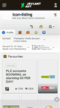 Mobile Screenshot of icon-listing.deviantart.com