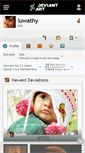 Mobile Screenshot of luwathy.deviantart.com