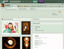 Tablet Screenshot of luwathy.deviantart.com