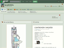 Tablet Screenshot of kawaiimimiru.deviantart.com