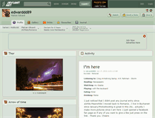 Tablet Screenshot of edwarddd89.deviantart.com