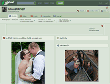 Tablet Screenshot of newwebdesign.deviantart.com
