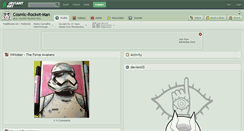 Desktop Screenshot of cosmic-rocket-man.deviantart.com