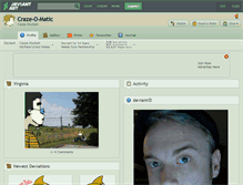 Tablet Screenshot of craze-o-matic.deviantart.com