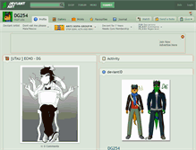 Tablet Screenshot of dg254.deviantart.com