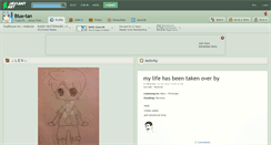 Desktop Screenshot of biue-tan.deviantart.com