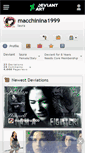 Mobile Screenshot of macchinina1999.deviantart.com