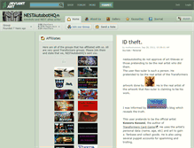 Tablet Screenshot of nestautobothq.deviantart.com