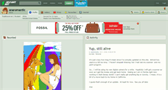 Desktop Screenshot of anaromantic.deviantart.com
