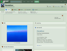 Tablet Screenshot of friendofcow.deviantart.com