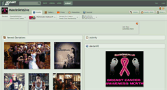 Desktop Screenshot of musclegirlzlive.deviantart.com