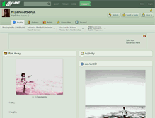 Tablet Screenshot of hujansaatsenja.deviantart.com