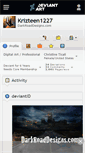 Mobile Screenshot of krizteen1227.deviantart.com