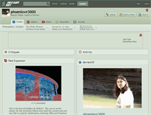 Tablet Screenshot of phoenixwr3000.deviantart.com
