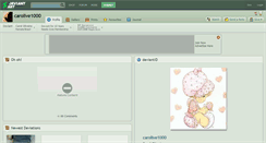 Desktop Screenshot of carolive1000.deviantart.com