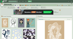 Desktop Screenshot of haileyhensler.deviantart.com