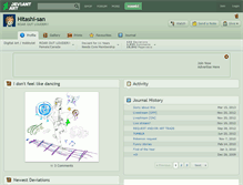 Tablet Screenshot of hitashi-san.deviantart.com