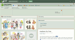Desktop Screenshot of levy-comics.deviantart.com