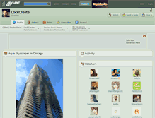 Tablet Screenshot of lockcreate.deviantart.com