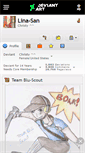 Mobile Screenshot of lina-san.deviantart.com
