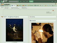 Tablet Screenshot of mediadev.deviantart.com