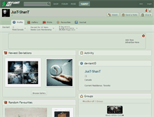 Tablet Screenshot of just-shant.deviantart.com