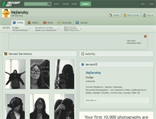 Tablet Screenshot of najlanutsy.deviantart.com