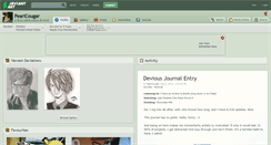 Desktop Screenshot of pearlcougar.deviantart.com