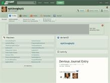 Tablet Screenshot of epicboogieplz.deviantart.com