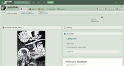Desktop Screenshot of lilylily7000.deviantart.com