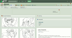 Desktop Screenshot of delanada.deviantart.com