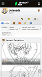 Mobile Screenshot of delanada.deviantart.com