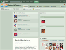 Tablet Screenshot of custommlpvalley.deviantart.com